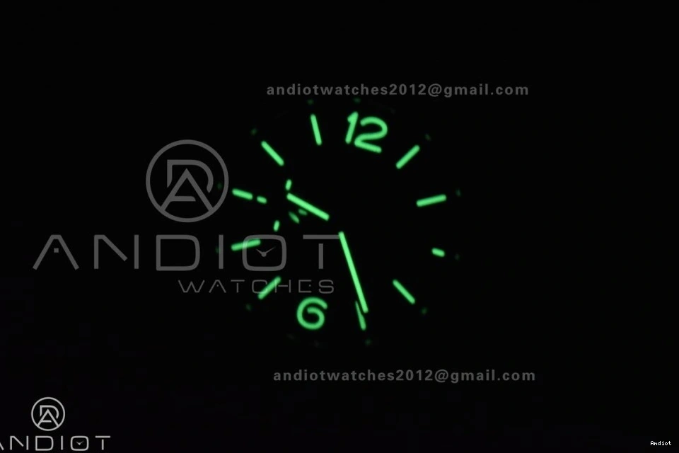 VSF Gray PAM1250 Leather Best Edition Strap Dial Black Due Luminor on 42mm P900 0312